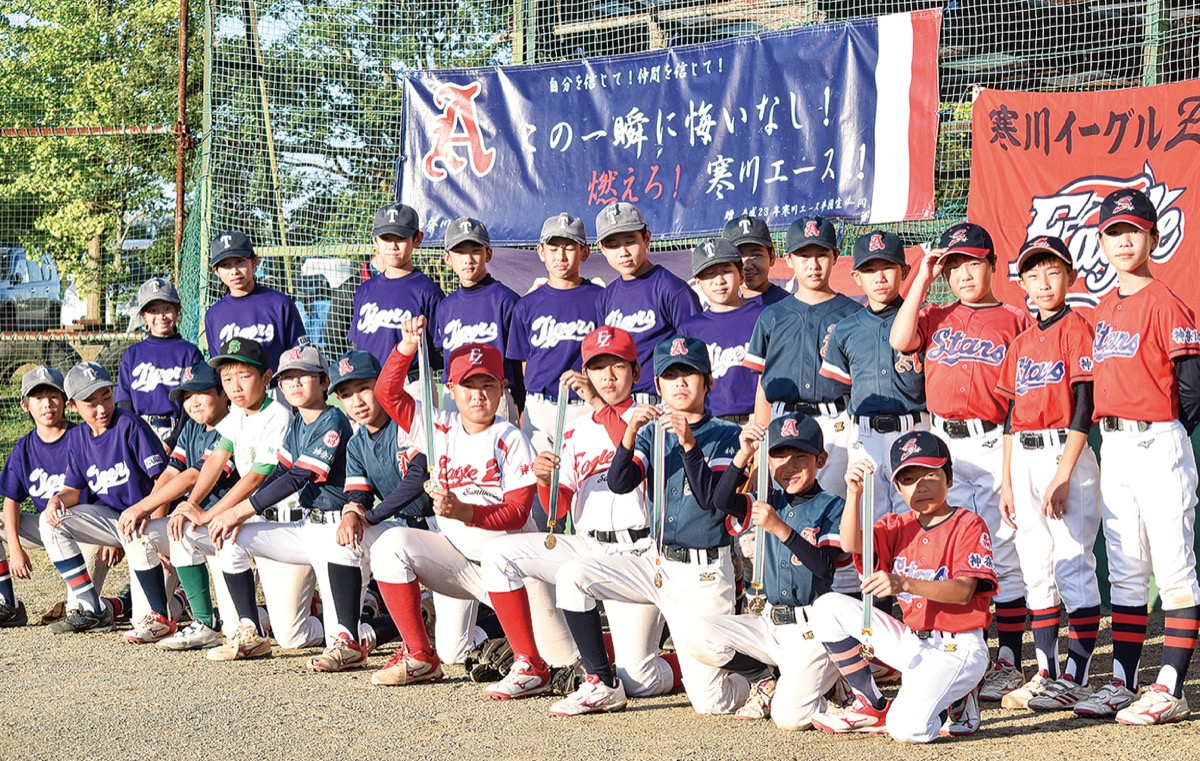▲寒川エース、寒川フレッシュスターズ、一之宮ストロングス、寒川タイガース、寒川イーグルＺが参加