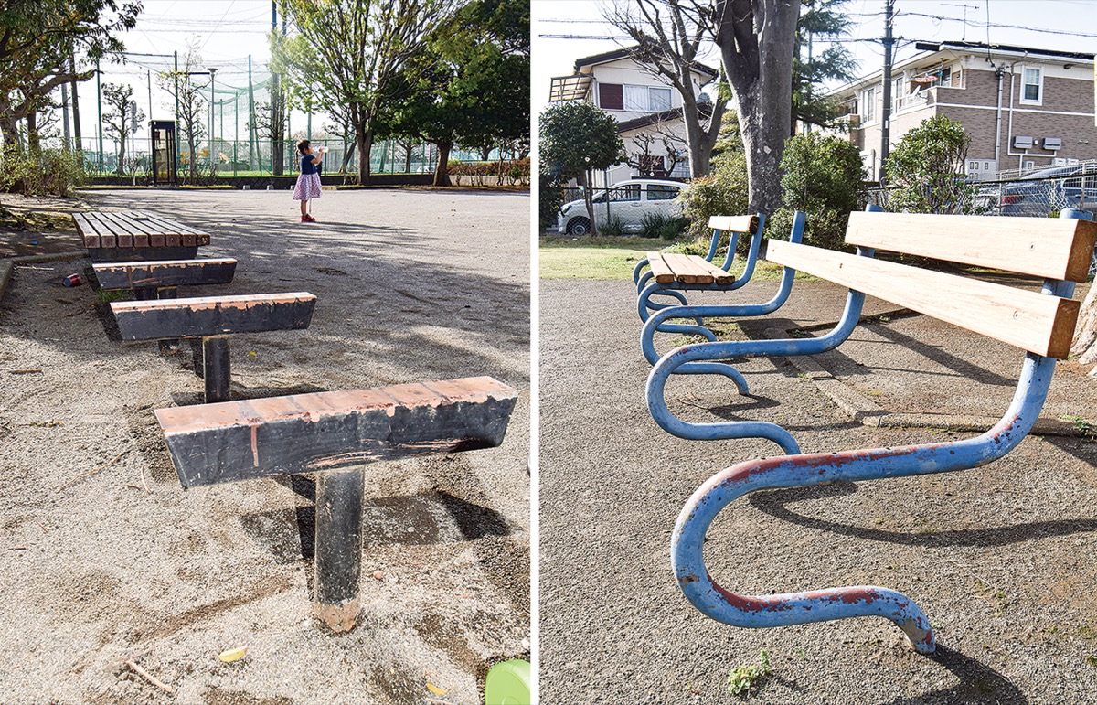 菅田公園（左）さいど公園（右）