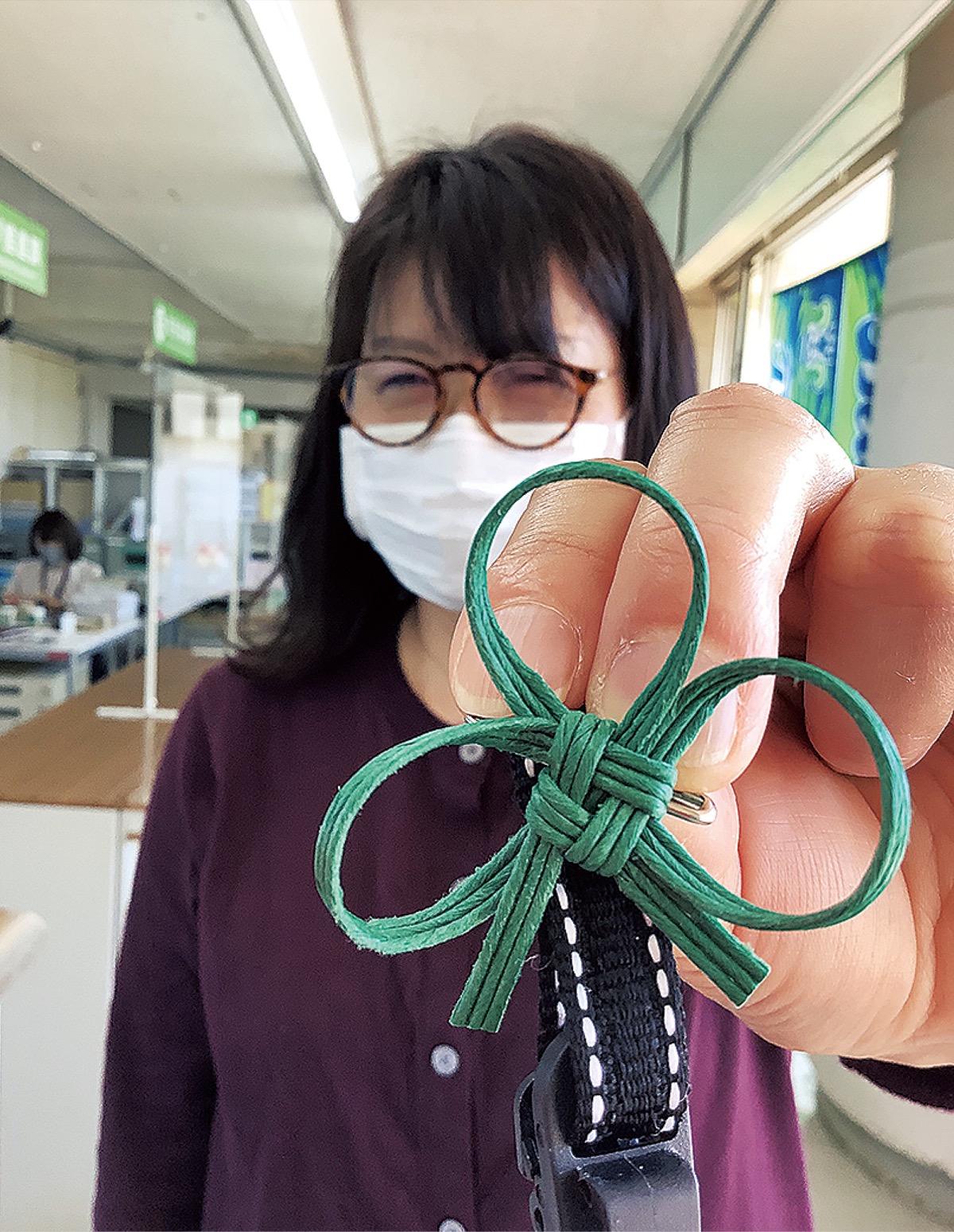 30人ほどが着けている