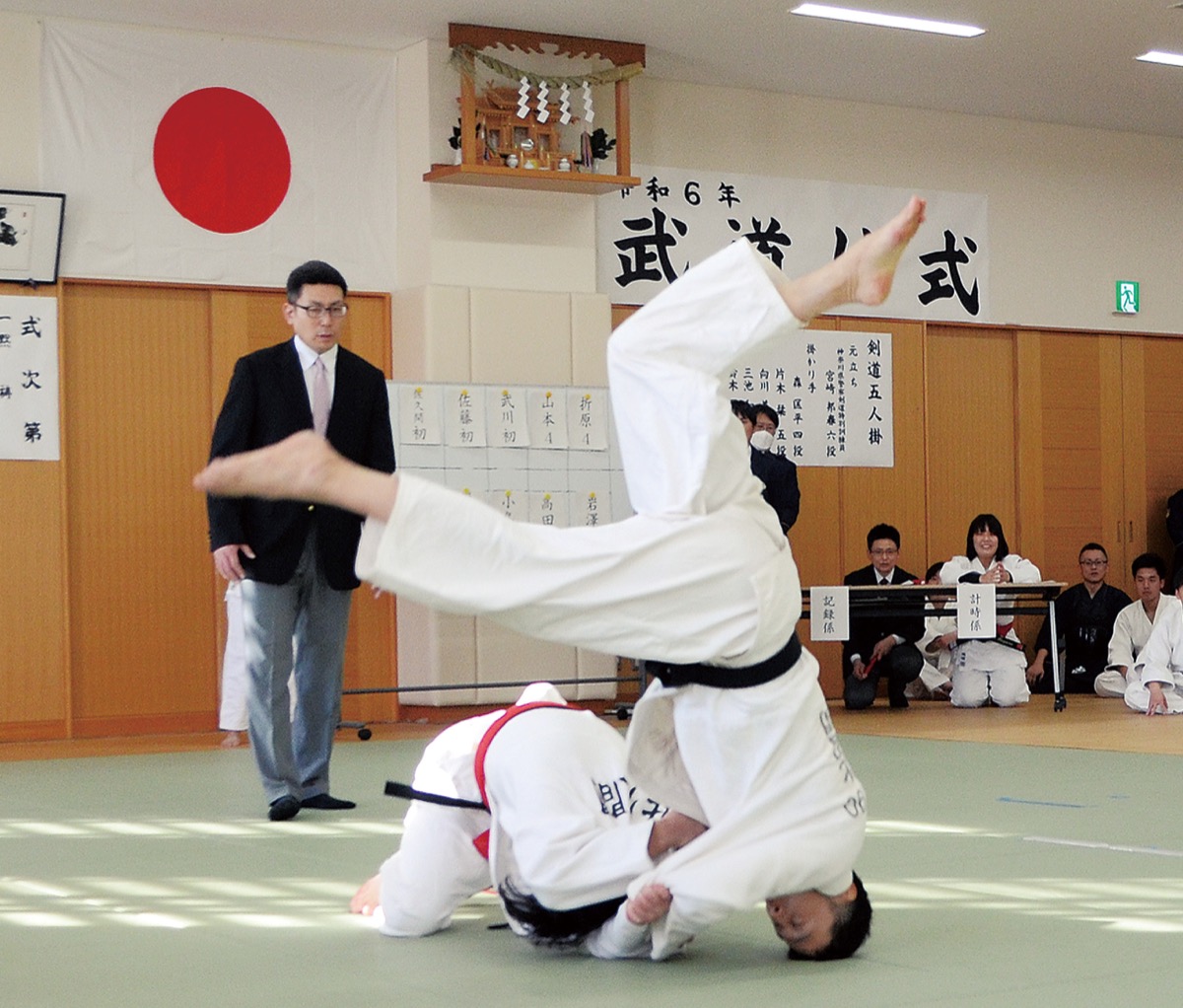 鍛錬の成果を披露