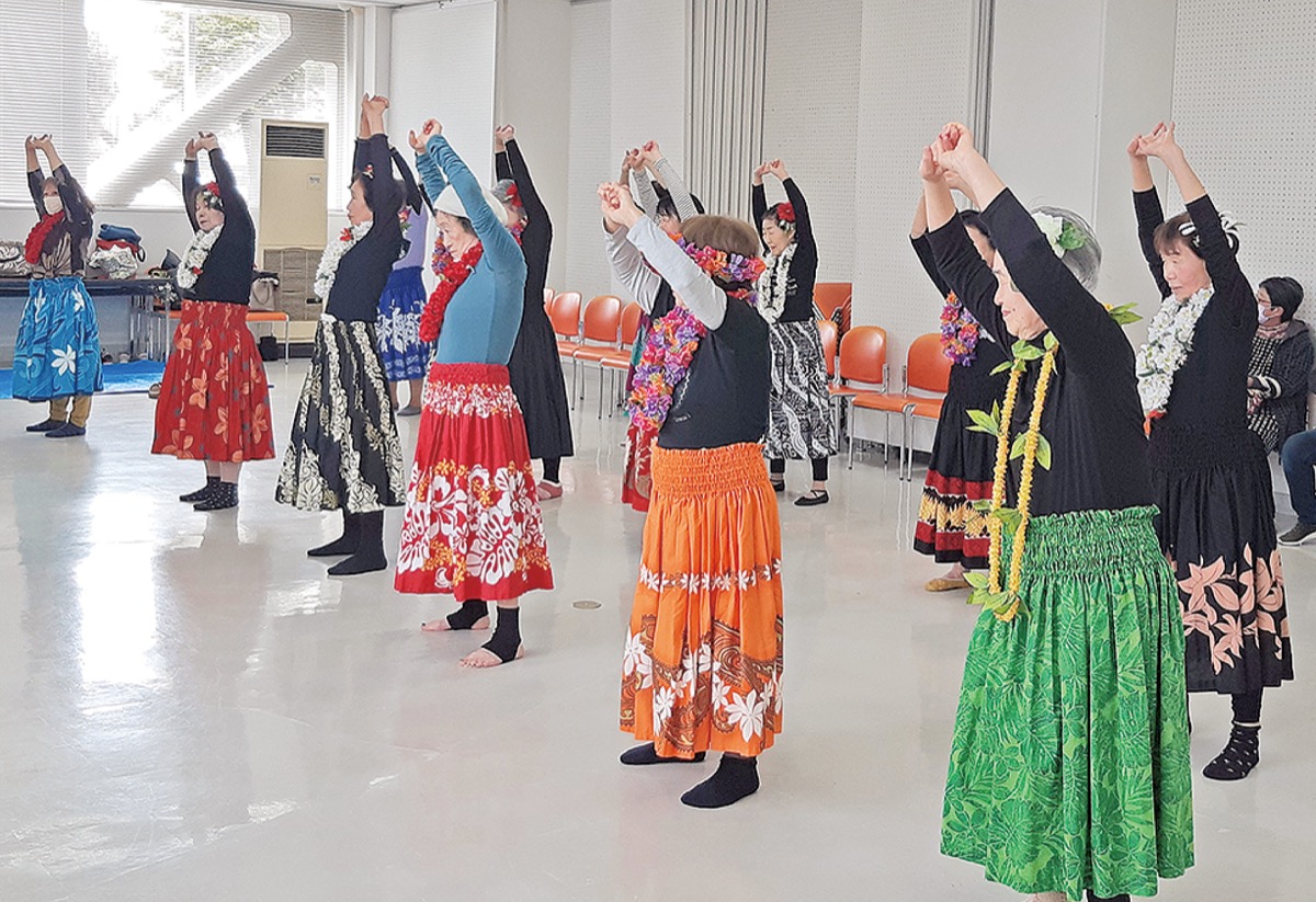 フラダンスで元気に
