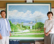 平塚の風景描く二人展