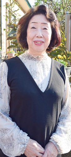 叙勲の喜びを話す成川さん