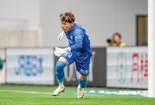 ルヴァン杯長崎戦と京都戦に連続出場した上福元直人選手。京都戦は古巣との対戦となった