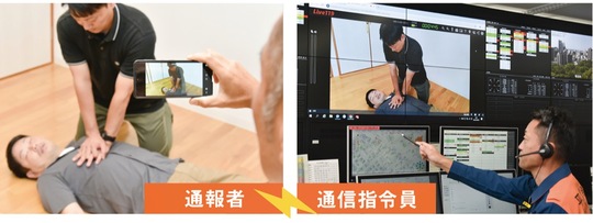 Ｌｉｖｅ１１９を使用した様子（提供写真）