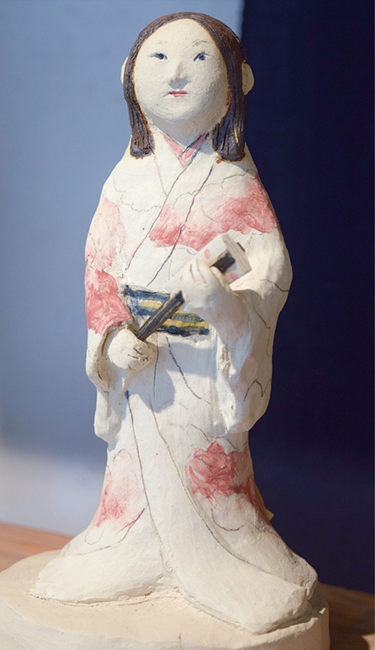 岡村さんの作品『大磯化粧坂の虎御前』