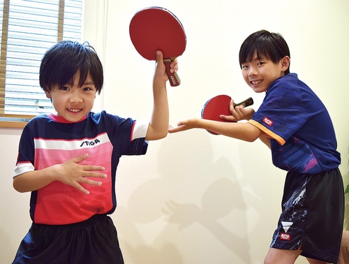 明琳さん（右）と琉太さん