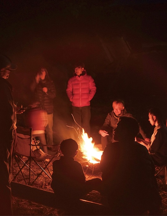 焚火イベントの様子（提供写真）