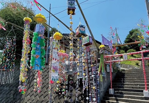 同会の昨年の飾り（提供）