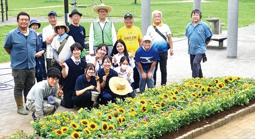 植え替えを行った（提供写真）