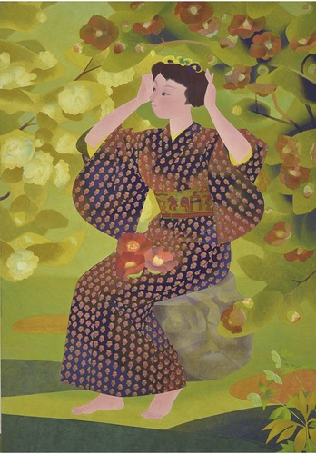 ≪花≫1954年平塚市美術館蔵（平塚市美術館提供）