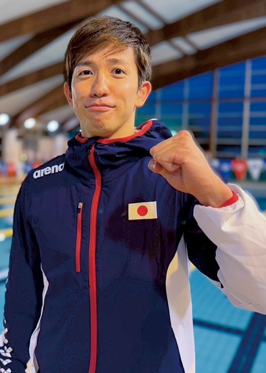 金メダル３つを含む７つのメダルを獲得した水泳の茨選手（本人提供写真）