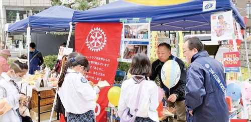 ブースを出店した（同ＲＣ提供）