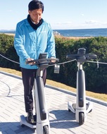 小型モビリティで巡回