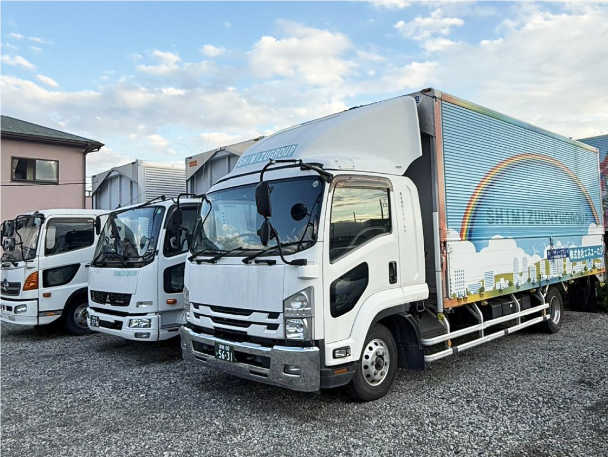 清水運輸株式会社平塚営業所　未経験からのドライバーも定着　ラッピングトラックで地域貢献も