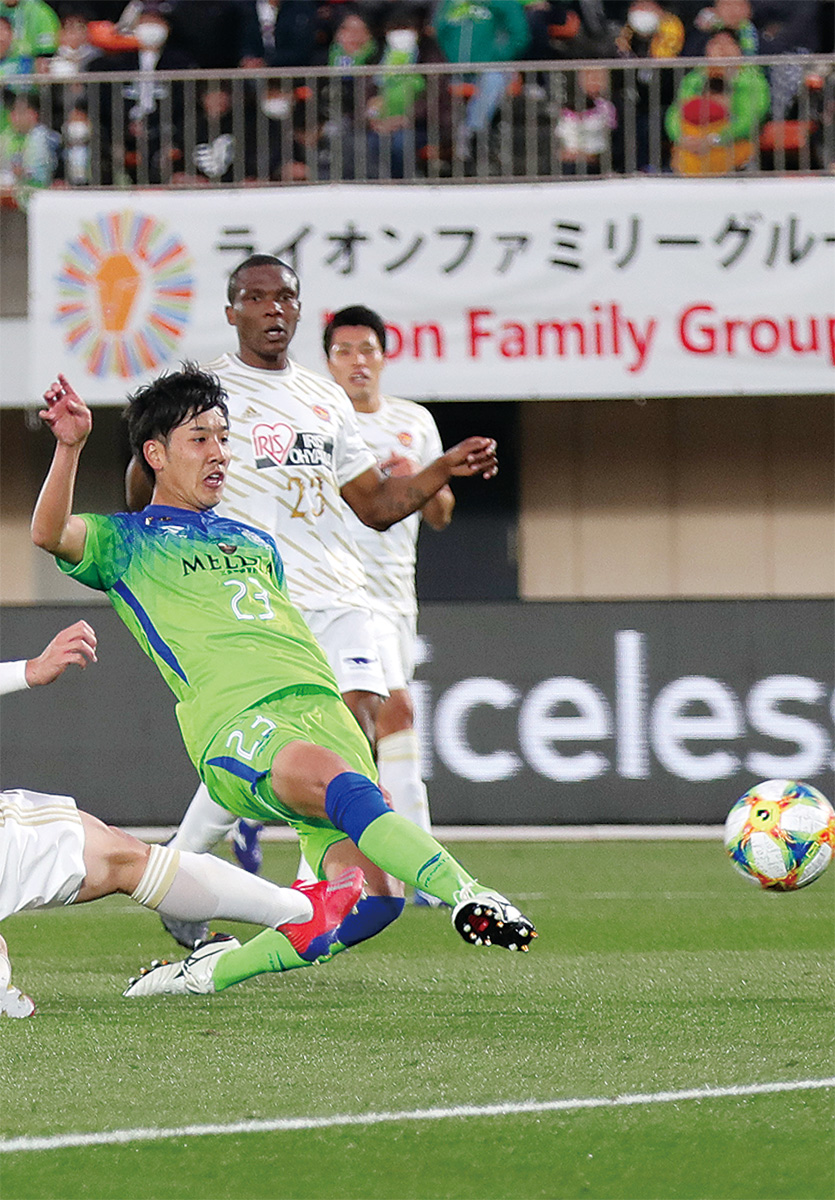 J1初出場で初ゴールを決めた小野田