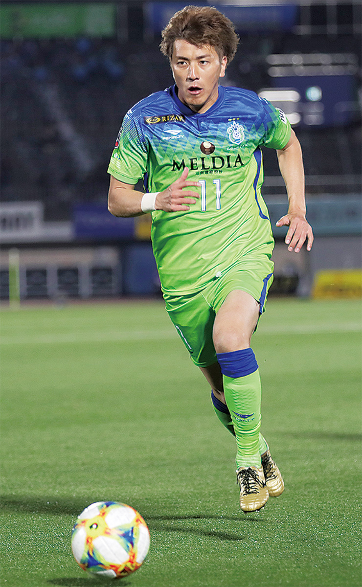 攻撃の起点として活躍した山崎