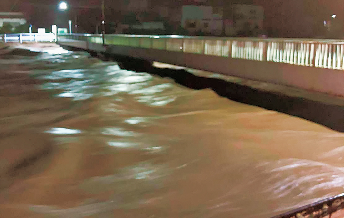 台風19号 市内各所に爪痕