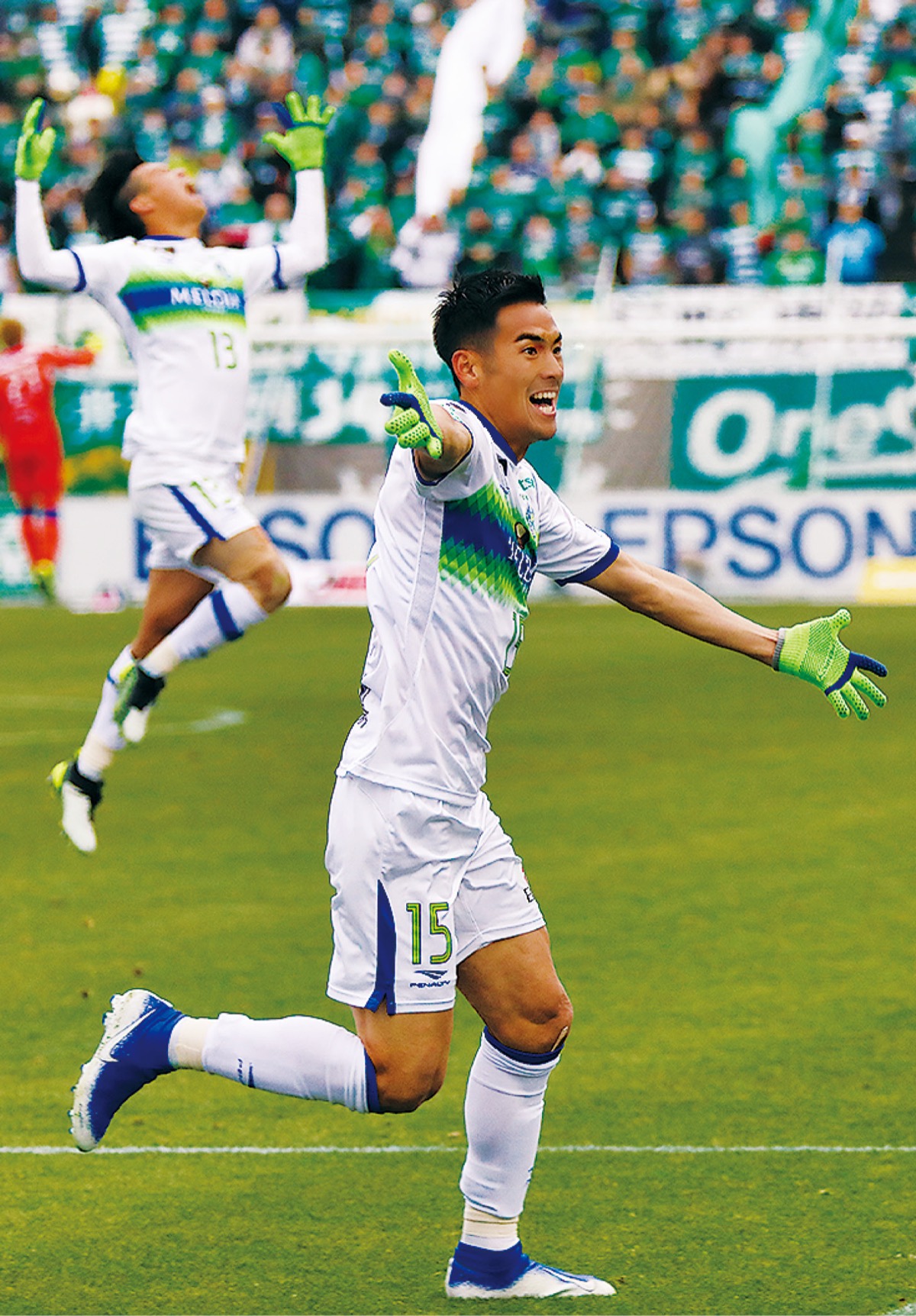 松本戦で先制ゴールを挙げた野田