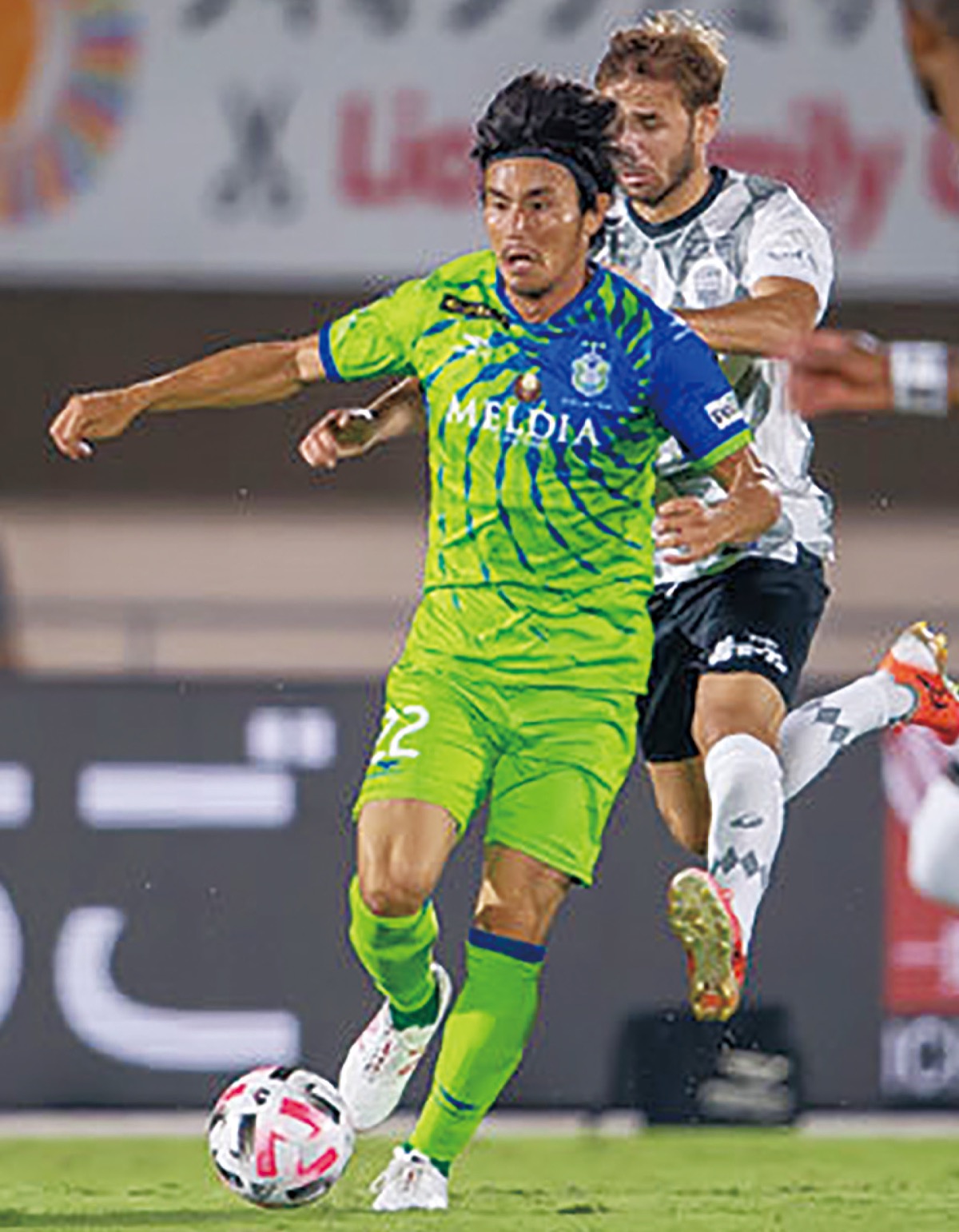 先制点を挙げた大岩一貴