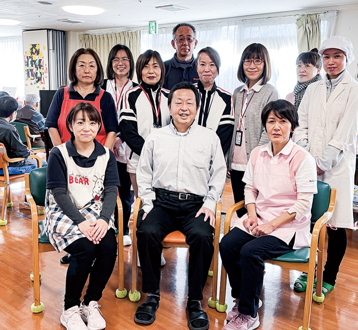 明るく元気な職員たち
