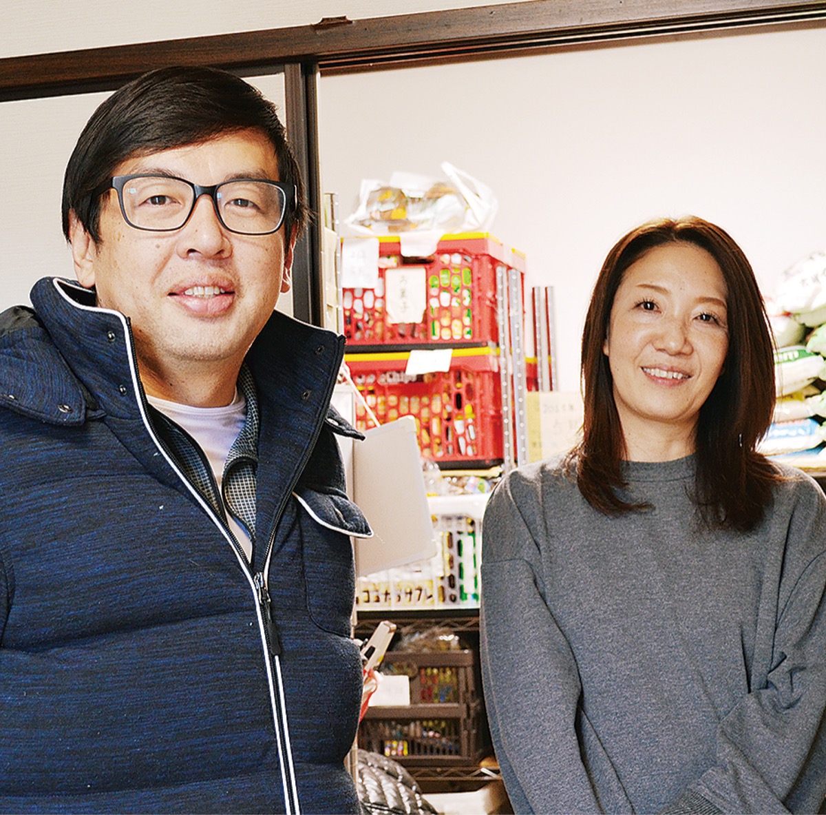 大関代表(右)と久松さん