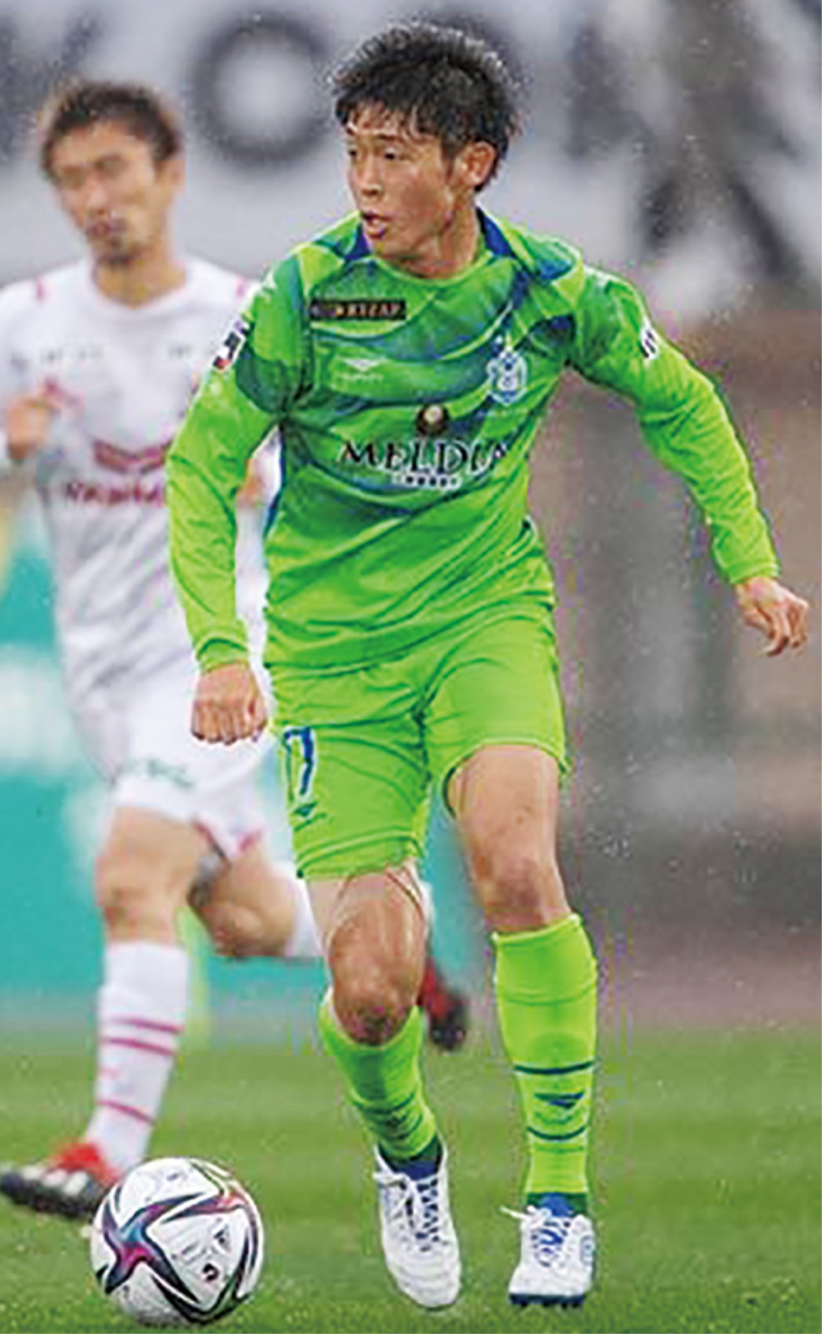 前線で攻撃をけん引した大橋