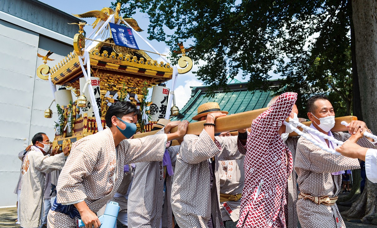2年ぶりの神輿 華添える 田村八坂神社で例大祭 | 平塚・大磯・二宮