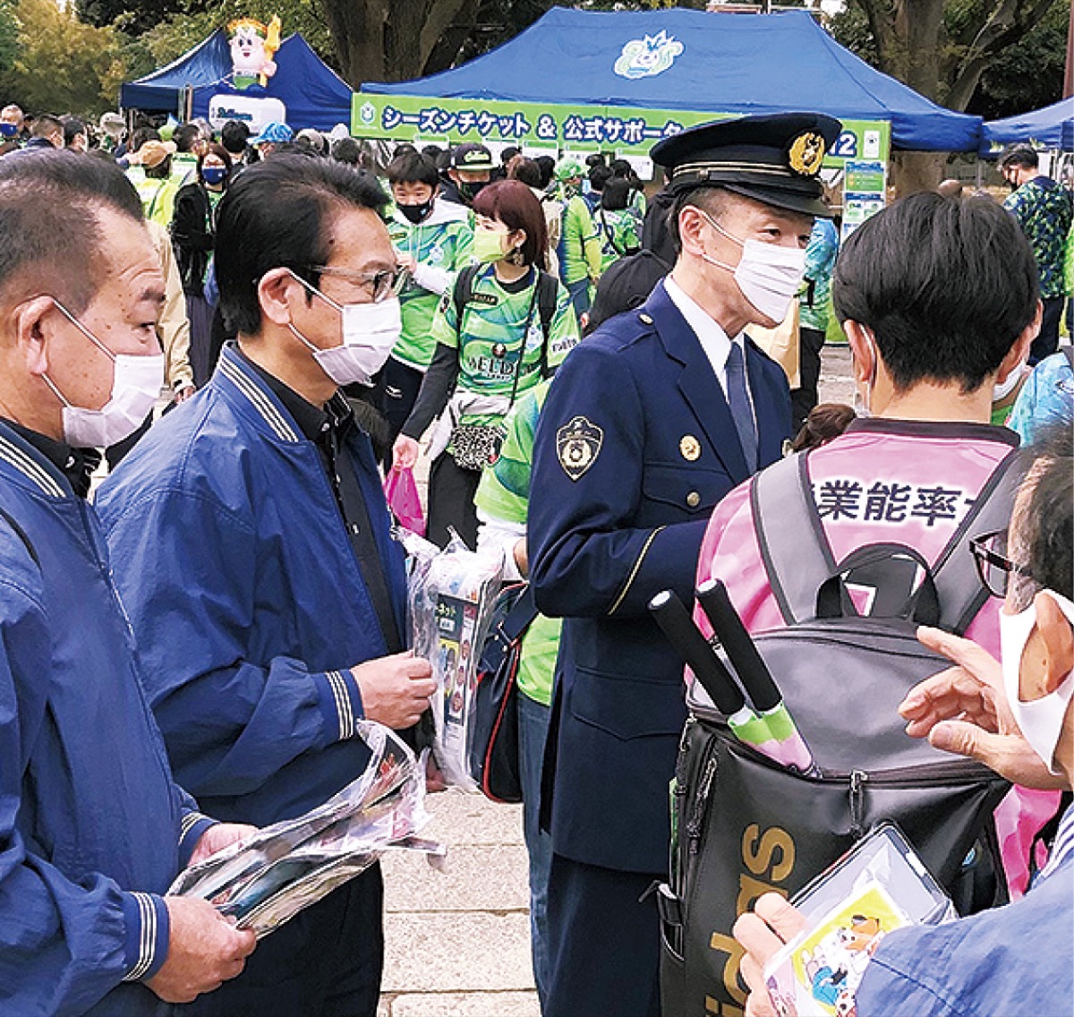 啓発活動のようす