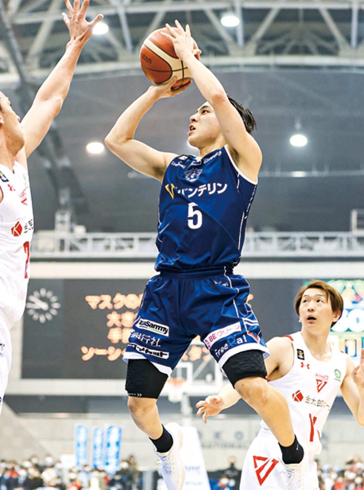 23日、千葉戦の勝利に大きく貢献した河村勇輝選手(C)B-CORSAIRS/T.Osawa