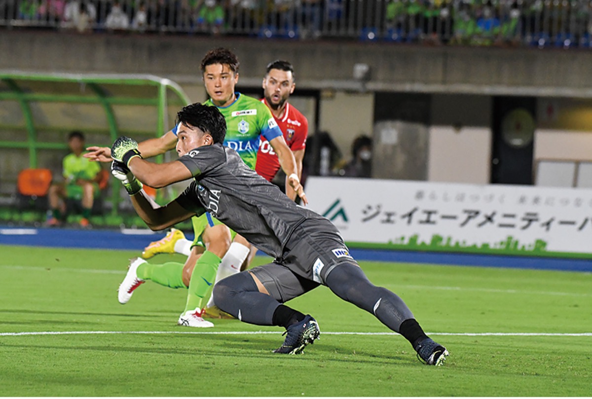 町野修斗選手と共にワールドカップ前最後の日本代表に選ばれた谷晃生選手は、危ない場面を防いでくれた。