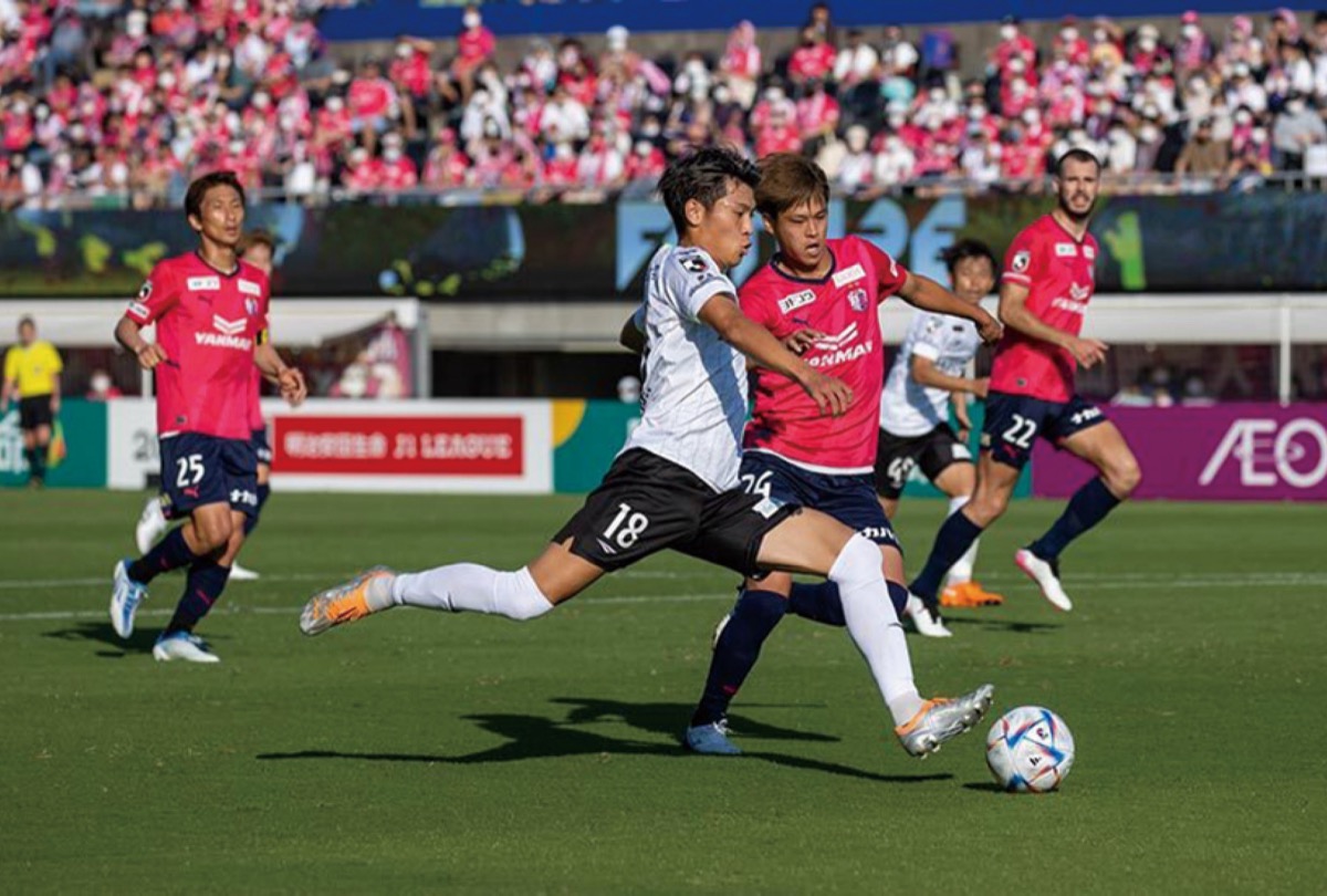 日本代表として欧州遠征から帰国後､途中出場した町野修斗選手｡年間10得点まであと１｡