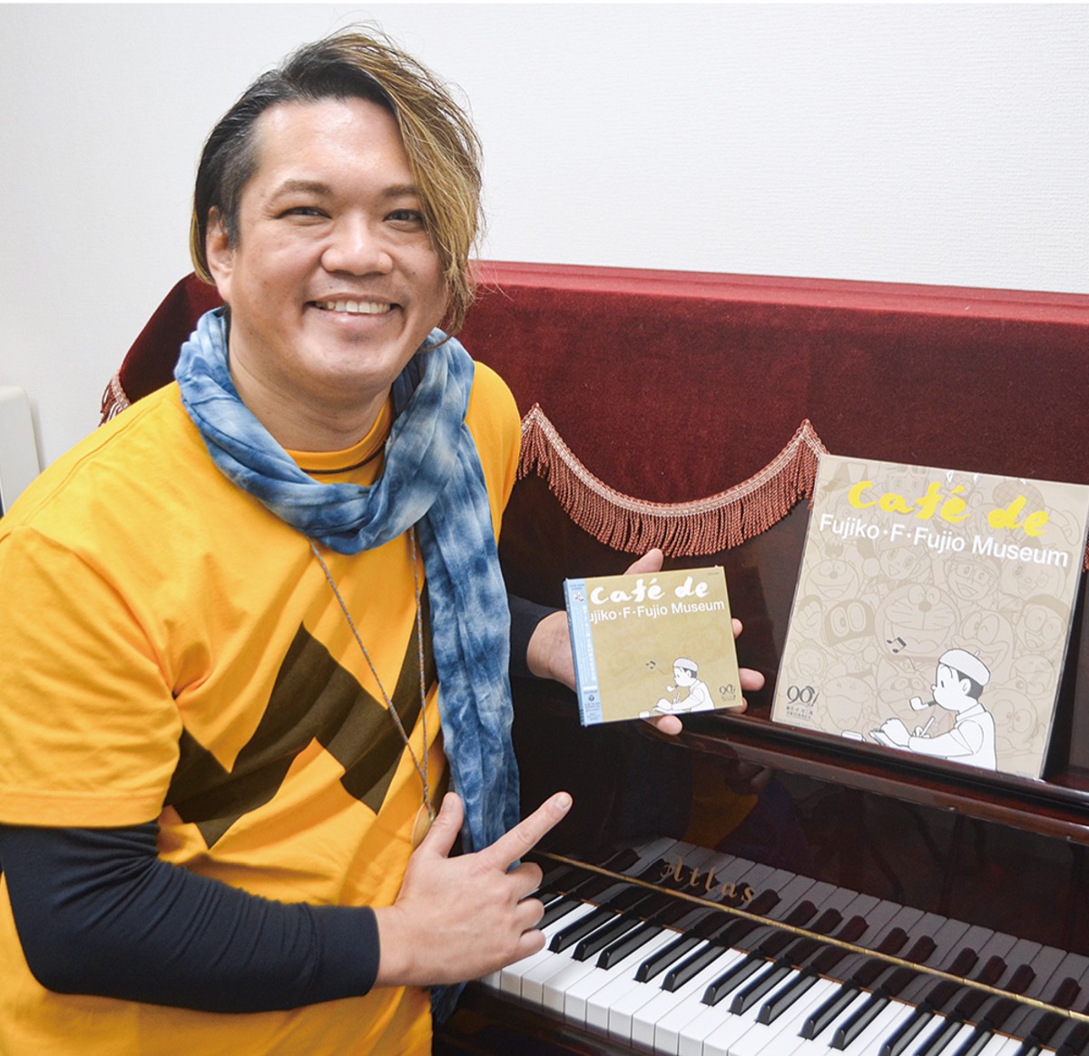  ピアニスト今井さん ｢ドラえもん｣など名曲１枚に 藤子・F・不二雄生誕90年記念 | 平塚 | タウンニュース