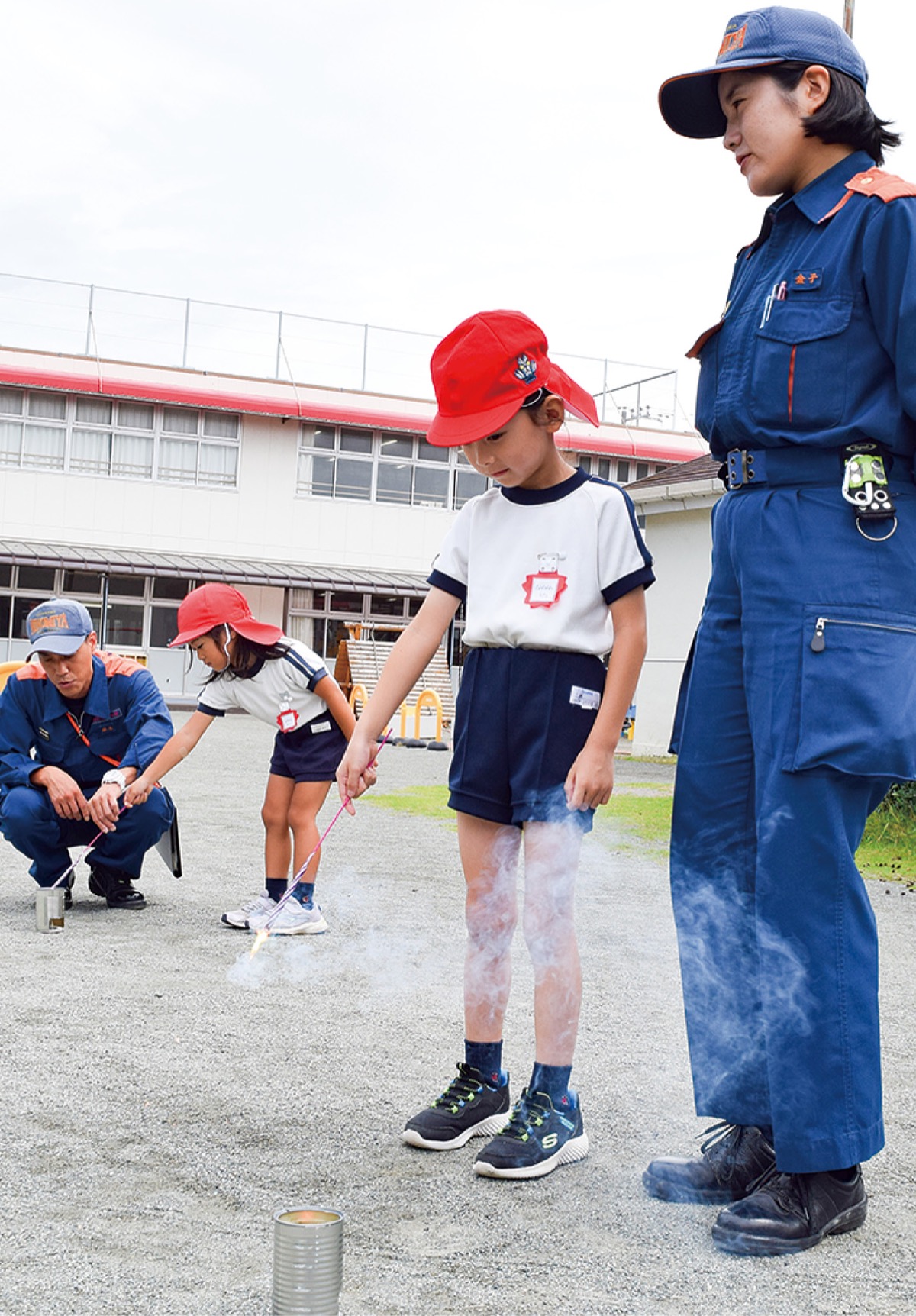 「安全な花火」消防職員伝え