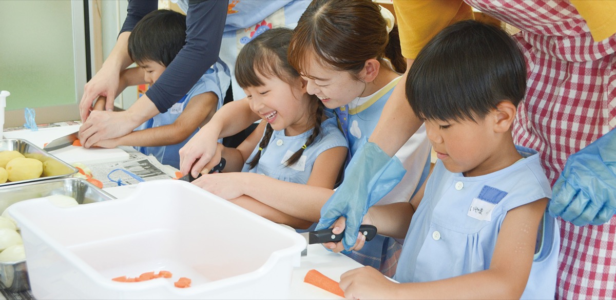 デイキャンプで協力、成長