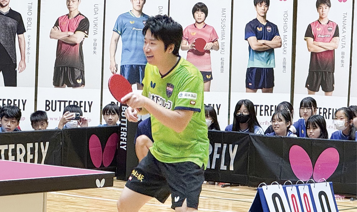 水谷さんのプレーに歓声