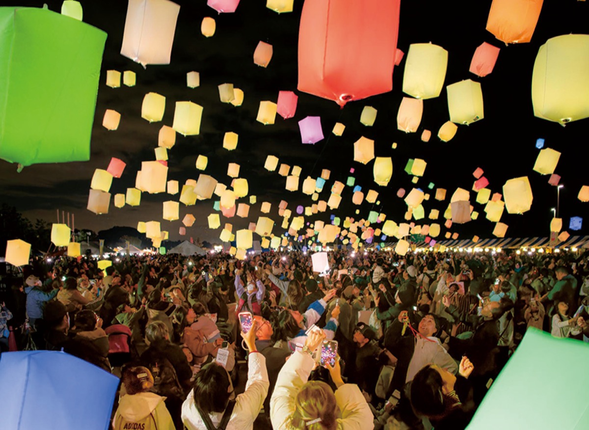 大磯で幻想的な夜