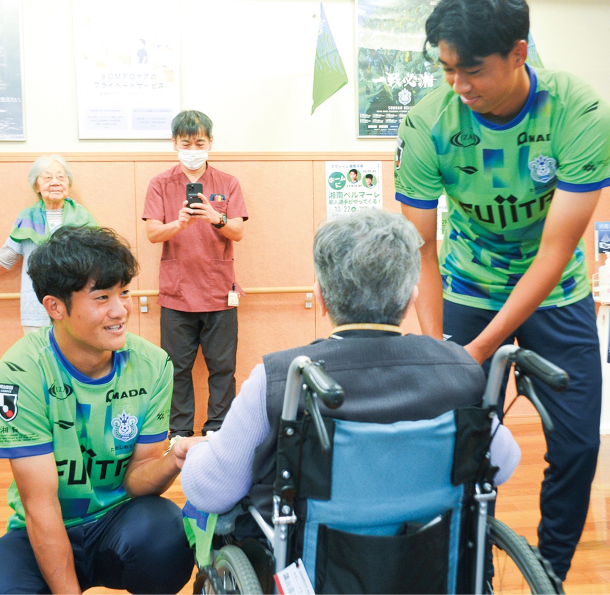 介護施設で交流