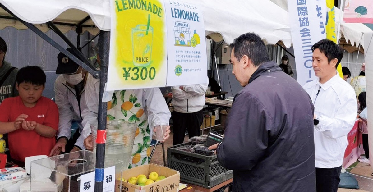 農福連携で野菜販売
