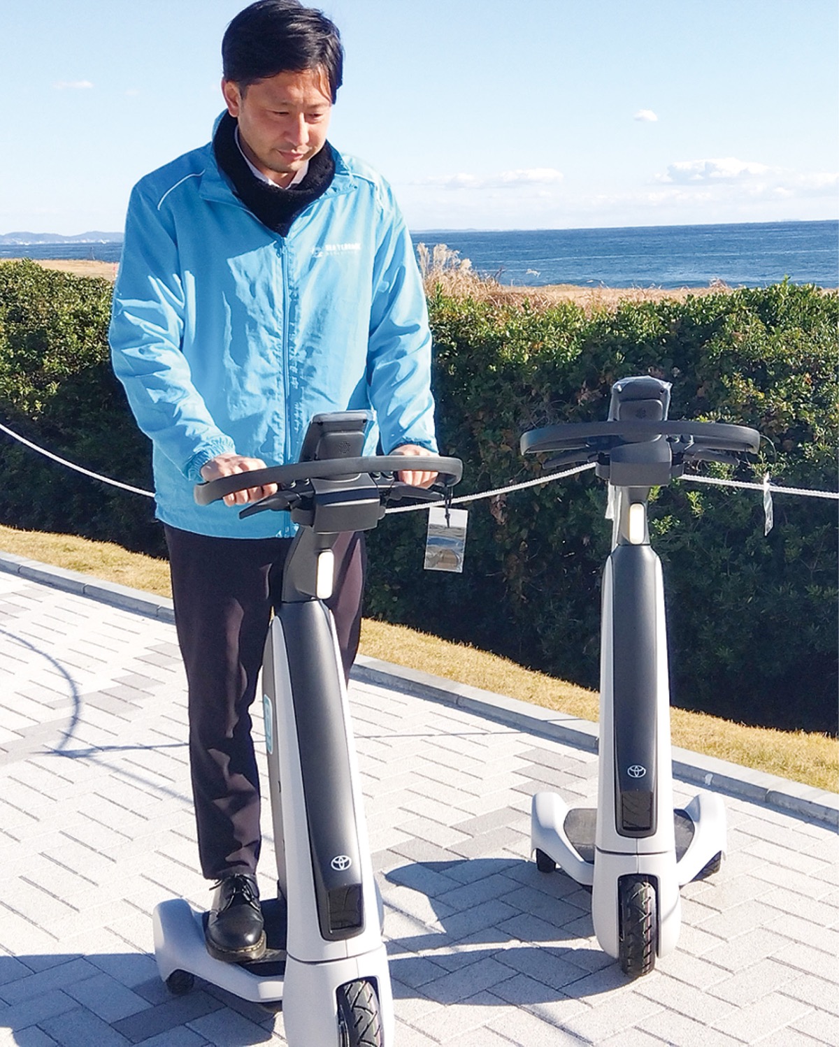 小型モビリティで巡回