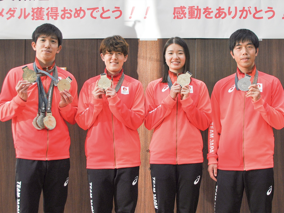 ｢応援力にメダル獲得｣
