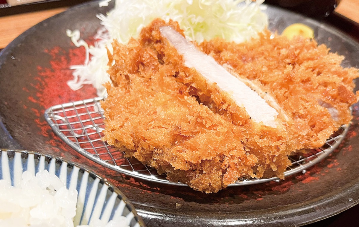 新しいパン粉になったロースカツ