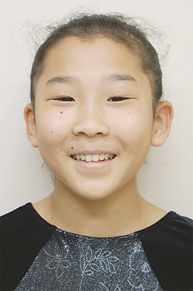 将来の目標は「オリンピック出場」と話す河崎真理菜さん。礼儀正しい小学６年生で、好きな教科は体育だそう。