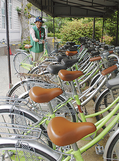 小田原市が運営するレンタサイクルは年間２千台を貸し出している