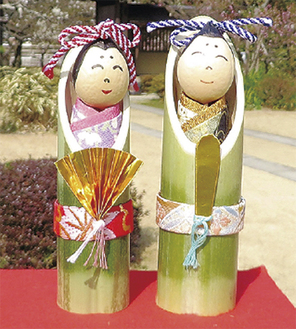 竹細工のおひなさま