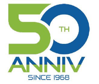 チームの50周年記念ロゴ