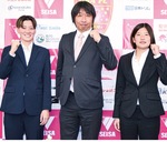 （左から）遠藤選手、柄澤監督、夏目選手