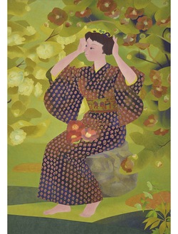 北澤映月『花』1954年（同館所蔵）