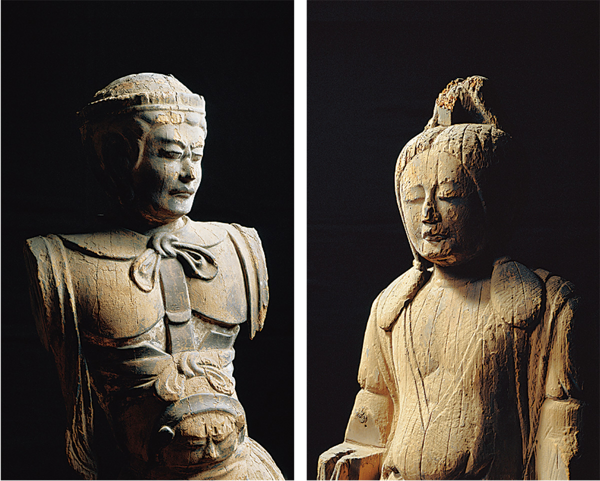 県内最古の夫婦神像