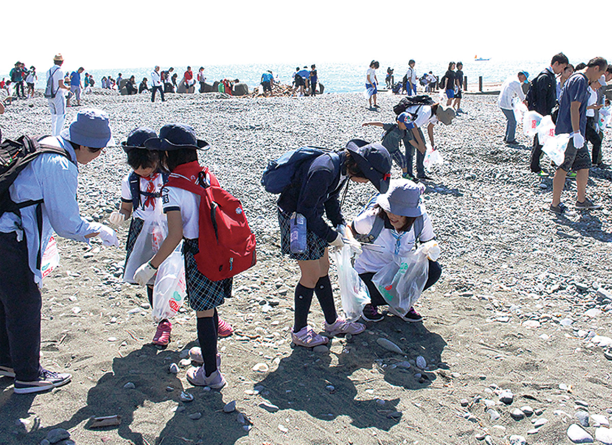 梅沢海岸を一斉清掃 １日午前９時スタート